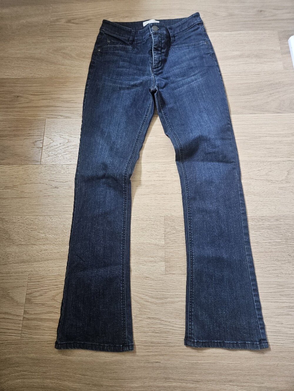 J Jill Classic Women's Dark Wash Bootcut Jeans - Dark Blue Sz 4
